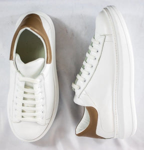 White Leather Sneakers - (Art. 2547)