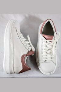 White Leather Sneakers - (Art. 2547)