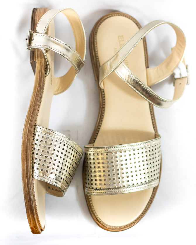 Flat Leather Sandals - (Art. 7097)