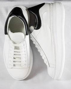 White Leather Sneakers - (Art. 2547)