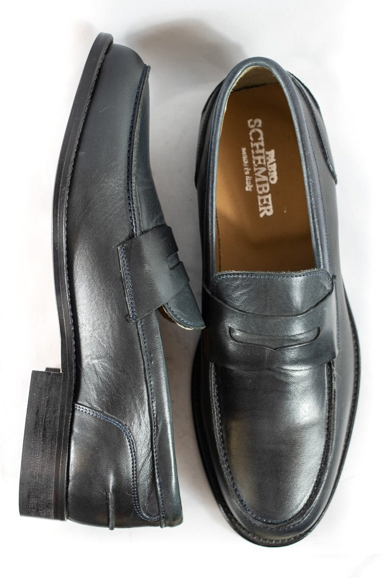 Brushed Calf Leather Loafers - (Mod. 7155)