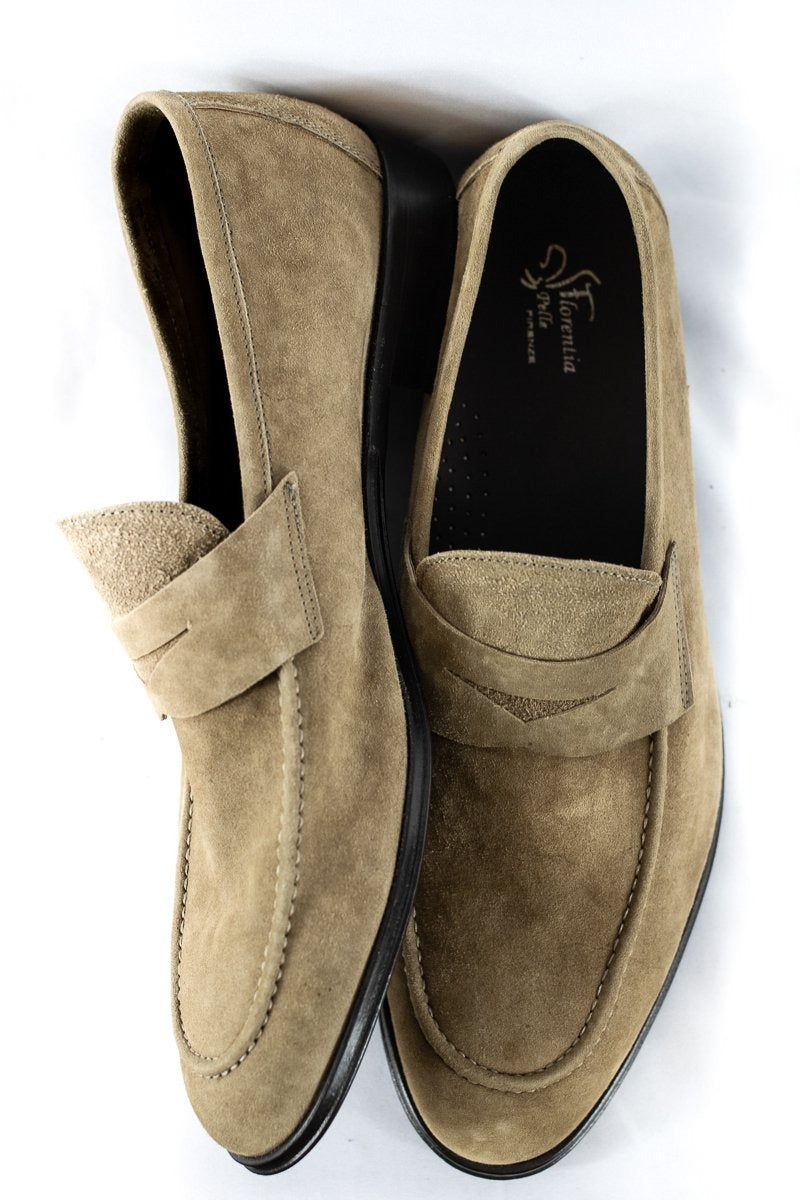 Comfy Suede Moccasin by ''Florentia Pelle'' - (Mod. 7160)