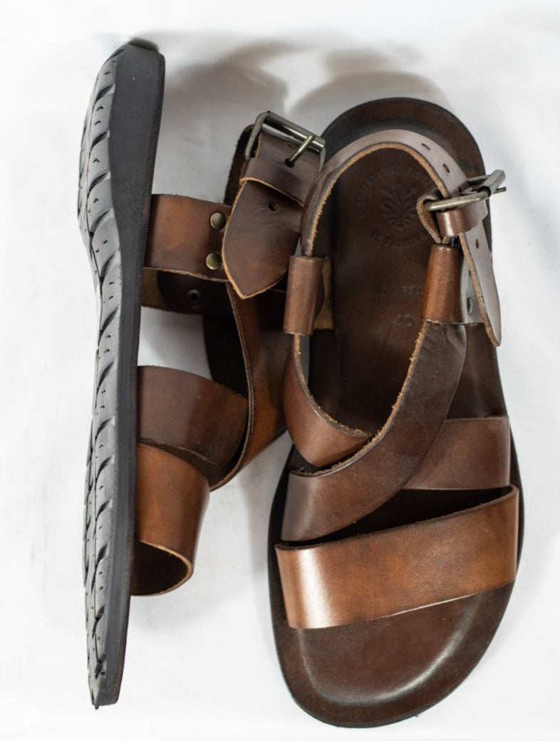 Timeless Leather Sandals - (Mod. 7182)