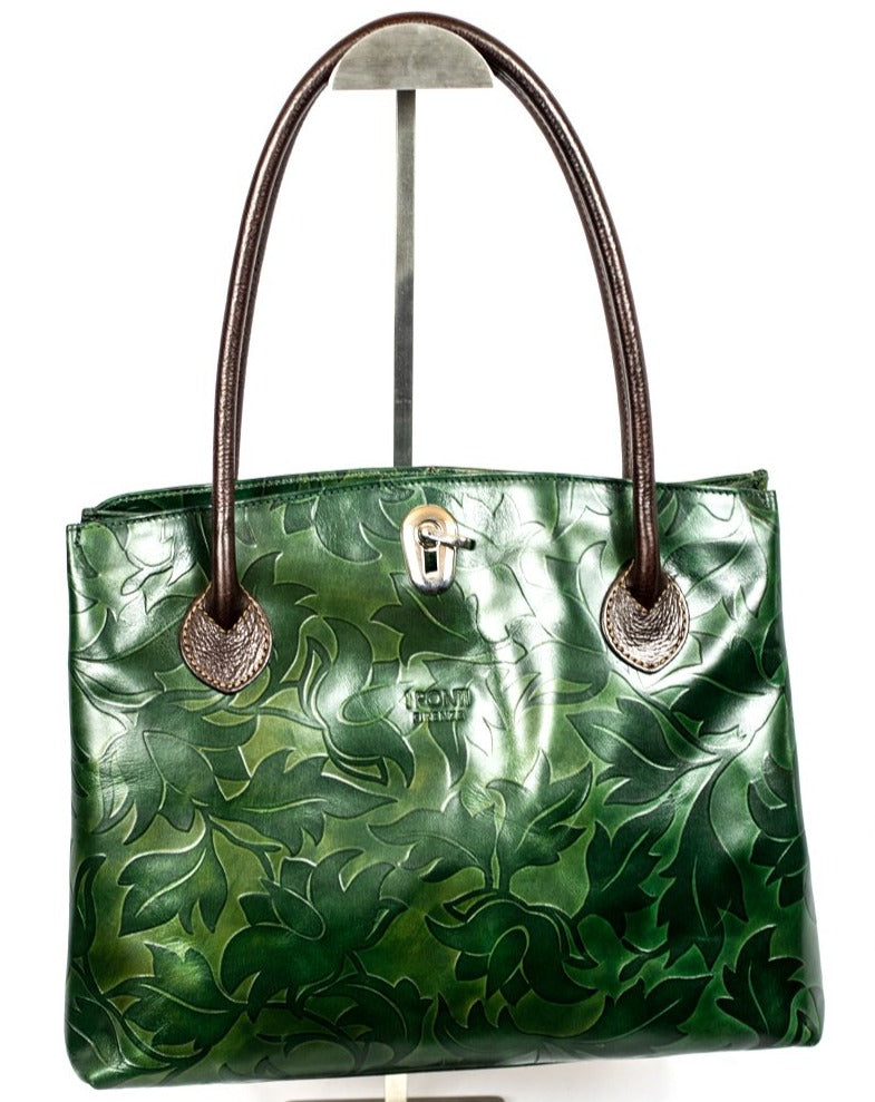 Flower Embossed Handbag (Big Version)- (Mod. 7288)