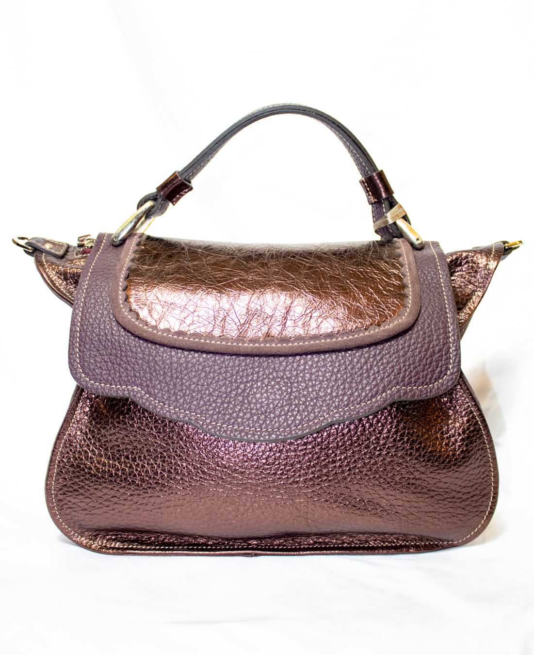 Leather Handbag by Nicoli - (Mod. 7265)